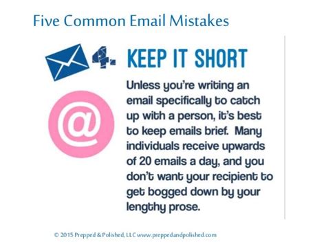 five common email mistakes you must avoid