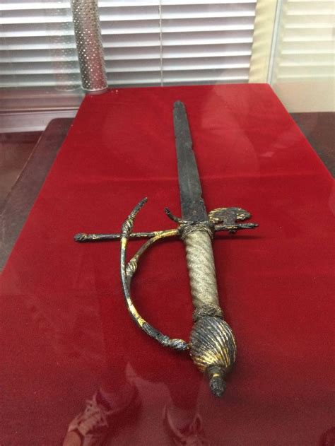 16th Century Conserved Rapier Sword From Spanish Galleon Atocha