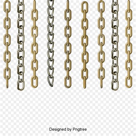 Chains PNG Picture Vector Chains Chain Clipart Shackle Gold Chain PNG Image For Free Download