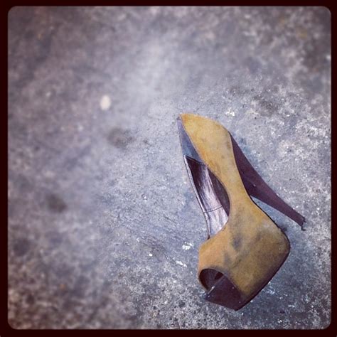 Abandoned High Heel Shoe In Car Park Jyoti Mishra Flickr