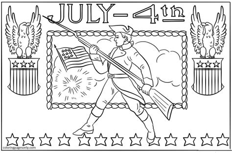 Disney 4th Of July Patriotic Coloring Pages 4th Of July Coloring