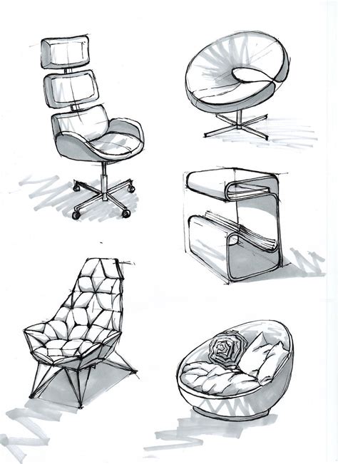 Lombardis Furniture Style Рисование дизайнов Эскизы интерьерных