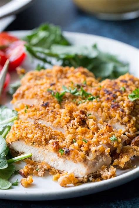 Walnut Crusted Turkey Cutlets Cutlets With Honey Mustard Whole