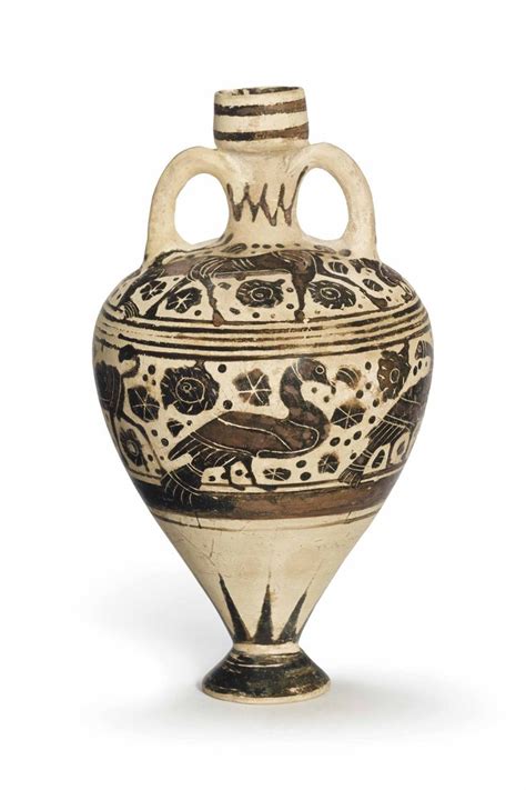 Corinthian Pottery Amphoriskos Middle Corinthian Circa 600 575 Bc 6