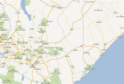 Kenya Map And Kenya Satellite Image