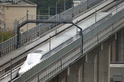 Japans Maglev Train Breaks World Speed Record Again Nbc News