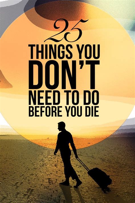 25 Things You Dont Need To Do Before You Die Dr Who