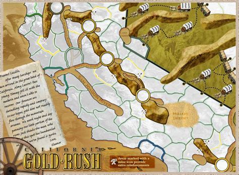 Gold can be found in the santa maria river in southern california. California - Gold Rush Map