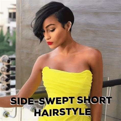 Short Hair Hairstyles For Short Hair GIF Short Hair Hairstyles For