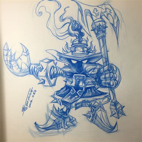 Veigar Legend Drawing League Of Legends Drawings