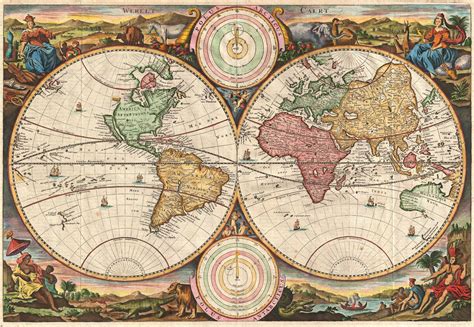 File1730 Stoopendaal Map Of The World In Two Hemispheres