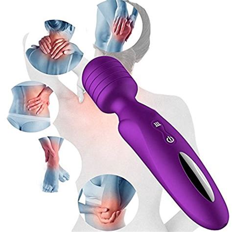 xjdoll automatic heating electric massage wand waterproof body massager wireless neck back