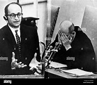 Adolf Eichmann during his trial in Jerusalem Stock Photo: 69394998 - Alamy