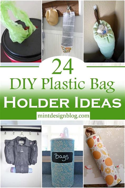 24 DIY Plastic Bag Holder Ideas Mint Design Blog