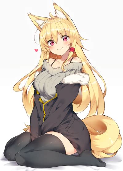 Tailed Fox Anime Fox Girl Cute