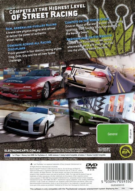 Need For Speed Prostreet Box Shot For Playstation 3 Gamefaqs