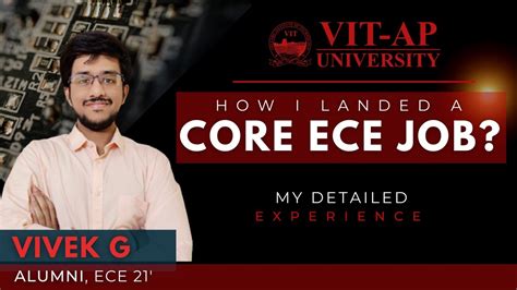 Cracking A Core ECE Job Campus Placements Alum Explains VITAP