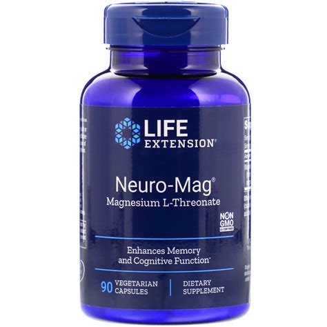 Life Extension Neuro Mag Magnesium L Threonate 90 Vegetarian