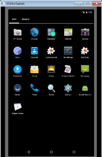 Android Emulator For Inch Tablet