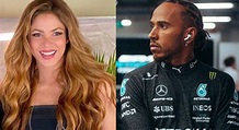 F1: La escudería Mercedes publicó un video de Shakira y Lewis Hamilton