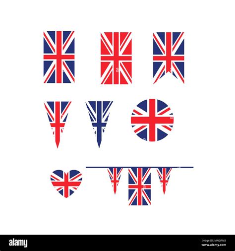 Uk Union Jack Flag Stock Vector Image And Art Alamy