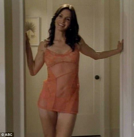 Courteney Cox Strips Off In New Series Cougar Town As She Entices Toyboy Into A Raunchy Bubble