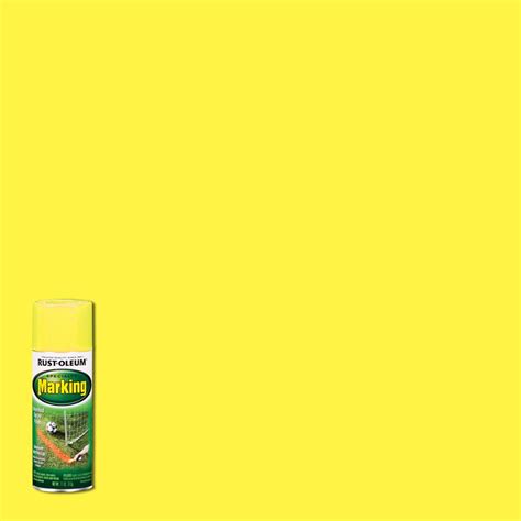 Rust Oleum Specialty 11 Oz Bright Yellow Marking Spray Paint 6 Pack