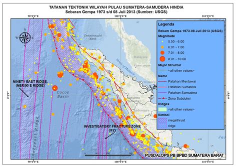 Peta Bahaya Gempa Bumi Zona Patahan Sumatera Provinsi My XXX Hot Girl