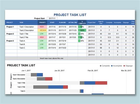 Excel Of Simple Project Task List Xlsx Wps Free Templates
