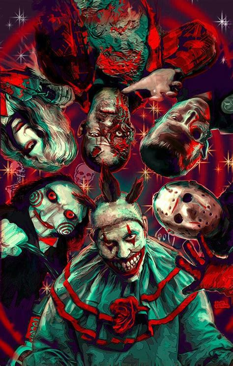 And no genre has key art better than horror. HORROR COLLAGE in 2020 | Horror artwork, Horror characters