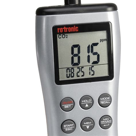 Medidor Portátil de Temperatura Umidade e CO2 TECNOVIP