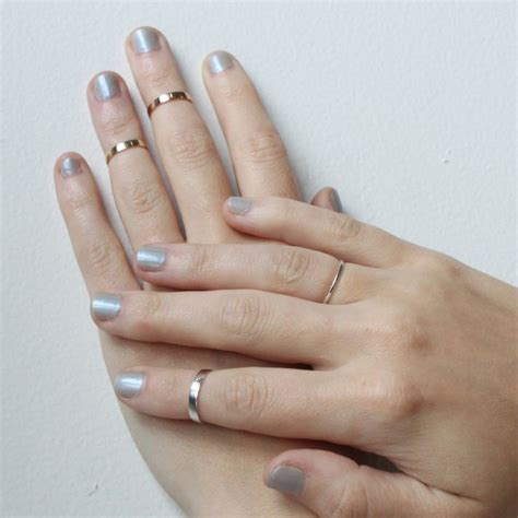 Catbird Tomboy First Knuckle Ring Yellow Gold Knuckle Rings Silver