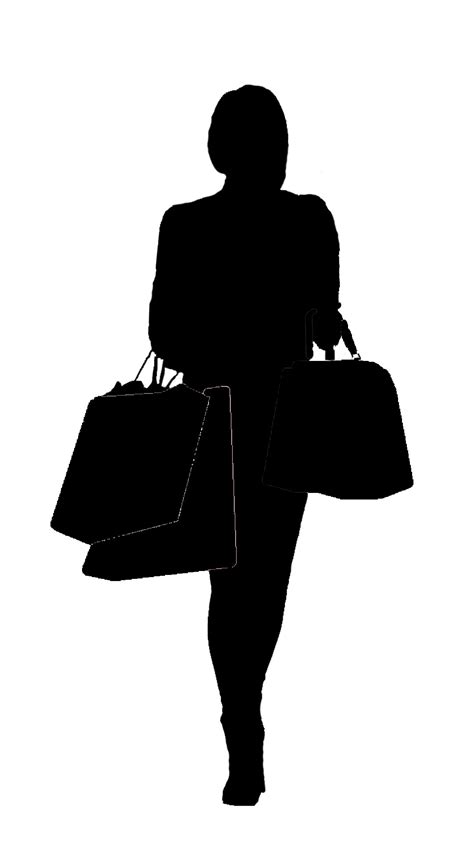 Shopping Woman Silhouette Free Stock Photo Public Domain Pictures