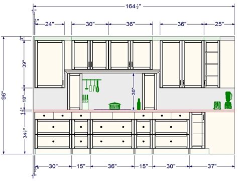 Base cabinets measure 34 1/2 high and 36 high with countertop. kitchen mantle custom info