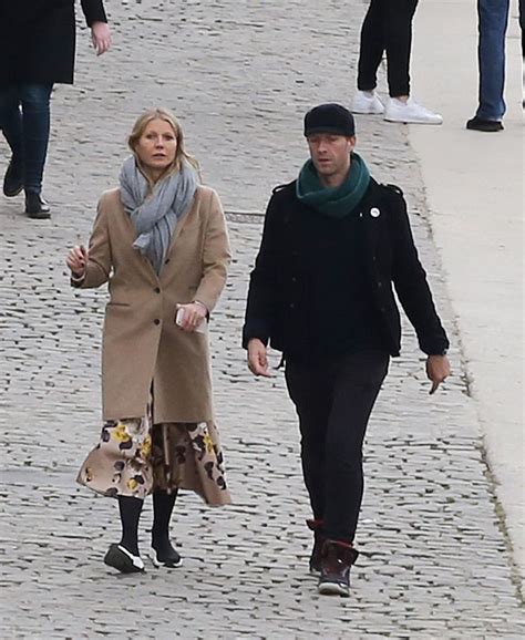 Gwyneth Paltrow And Chris Martin Out In Paris Hawtcelebs