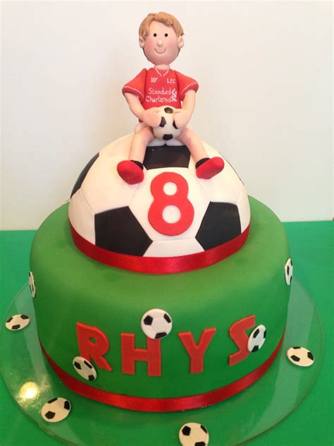 You can bake such cake too. Soccer Liverpool football club fan birthday cake | Soccer Li… | Flickr