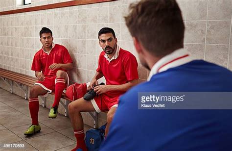 Football Player Locker Room Photos And Premium High Res Pictures