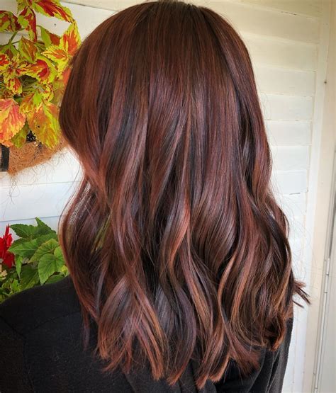 50 Mahogany Hair Color Ideas With Various Shades And Highlights Hair