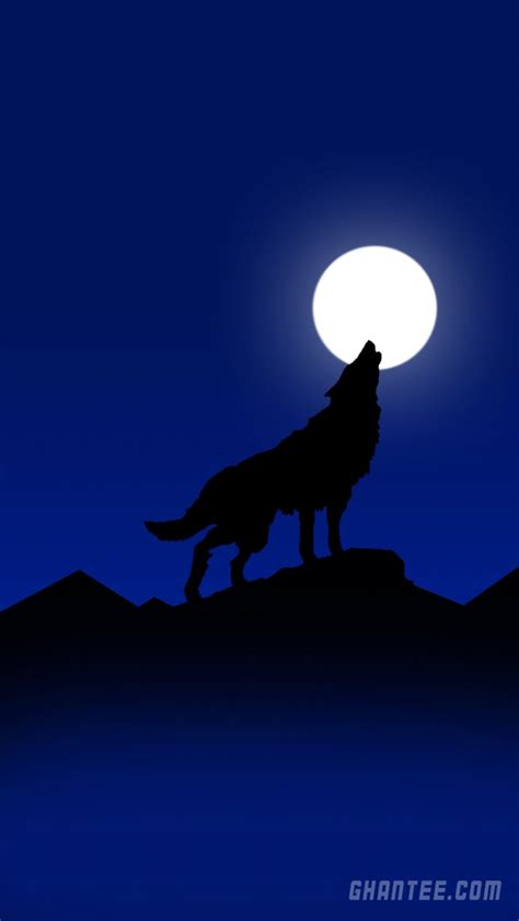 Howling Wolf Hd Phone Wallpaper 1080x1920 Ghantee