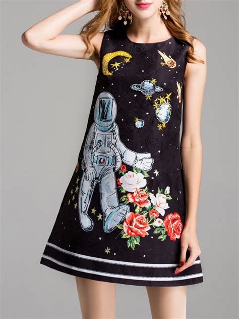 Astronaut Jacquard Beading Sequined Dress Sequin Dress Dresses