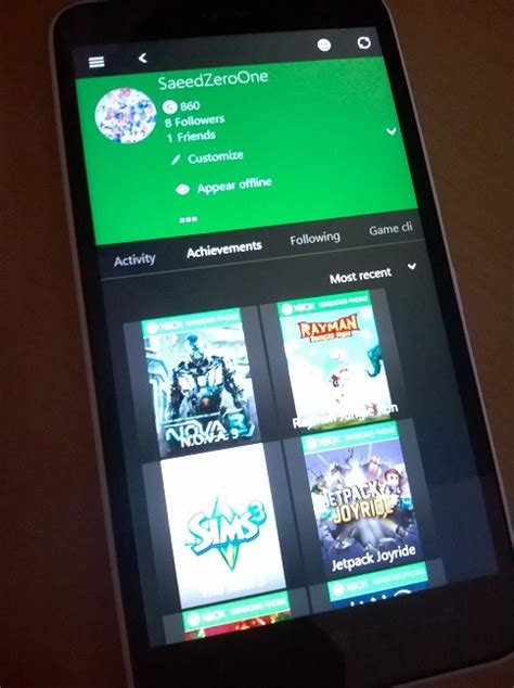 Windows 10 Mobile Xbox App Screenshots And Video Leaked