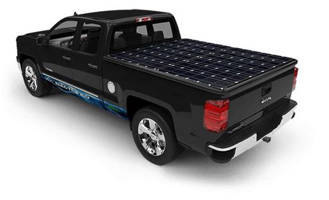 Solar Panel Truck Bed Cover Via Motors Söltrux Solar Cover Option For