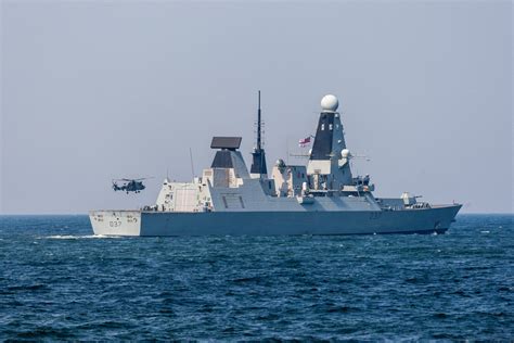 Today The British Hms Duncan And Spanish Frigate Victoria Commissioned