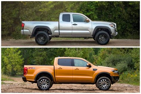 Toyota Tacoma Vs Ford Ranger Which 25000 Used Midsize Truck Is The