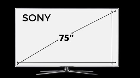 Sony 75 Inch Tv Dimensions Complete Guide Decortweaks