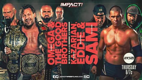 Aew Star Appears On Tonights Impact Wrestling Six Man Tag Team Match