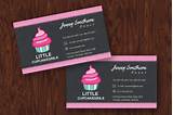 Cupcake Business Cards Templates Free Photos