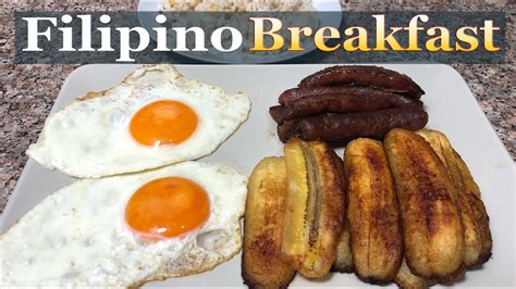 Filipino Style Breakfast Recipe Pinoy Breakfast Idea Youtube