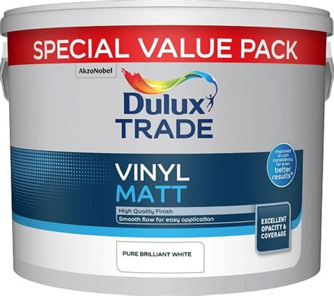 Dulux Trade Paint Vinyl Matt Pbw 75 Ltr Nandc Tiles And Bathrooms
