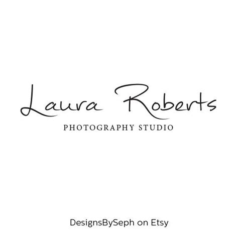 Pre Made Logo Design And Photography Watermark Logo Template
